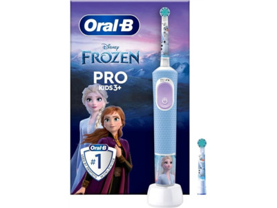 Oral-B Electric Toothbrush | Vitality Pro Frozen | Rechargeable | For children | Number of brush heads included 1 | Number of te
