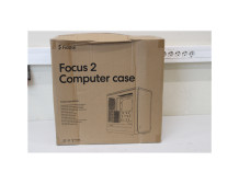 SALE OUT. Fractal Design | Focus 2 | Side window | RGB Black TG Clear Tint | Midi Tower | DAMAGED PACKAGING | Power supply inclu