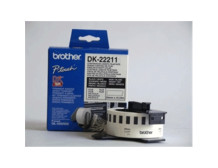 Brother | DK-22211 Continuous Length Paper Label | Black, White | DK | 29mm | 15.24 m