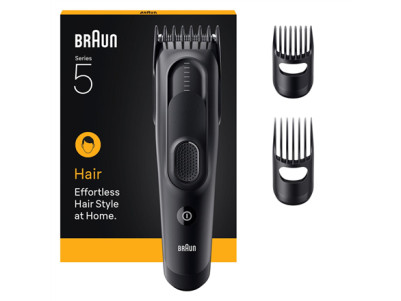 Braun Hair Clipper | HC5530 Series 5 | Cordless | Number of length steps 17 | Black