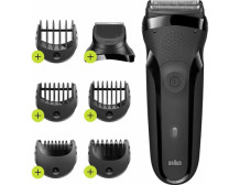 Braun Shaver | 300BT Series 3 | Operating time (max) 30 min | NiMH | Black