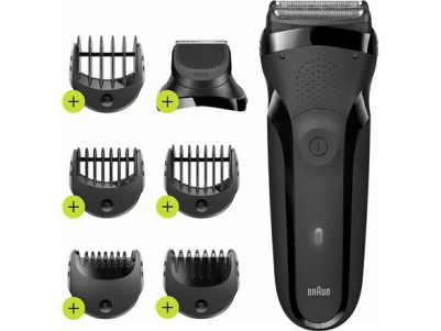 Braun Shaver | 300BT Series 3 | Operating time (max) 30 min | NiMH | Black