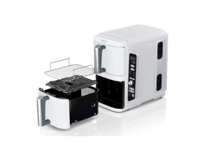 NINJA | Double Stack XL 2-Drawer Air Fryer | SL400EUWH | Power 2470 W | Capacity 9.5 L | White