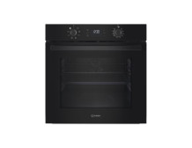 INDESIT Oven | IO K55C B | 71 L | Electric | Catalytic | Electronic | Height 59.5 cm | Width 59.5 cm | Black