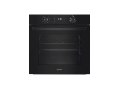 INDESIT Oven | IO K55C B | 71 L | Electric | Catalytic | Electronic | Height 59.5 cm | Width 59.5 cm | Black