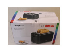 SALE OUT. Bosch TAT3P423 Toaster, Black | Bosch DesignLine Toaster | TAT3P423 | Power 970 W | Number of slots 2 | Housing materi