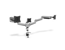 Digitus Desk Mount | Triple Monitor Gas Spring Mount DA-90363 | Adjustable Height, Tilt, Swivel | 15-27 " | Maximum weight (capa