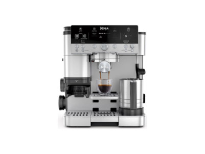 NINJA Espresso Coffee Maker | ES601EU Luxe Caf Premier | Pump pressure 11 bar | Built-in milk frother | Ground | 1650 W | Black/