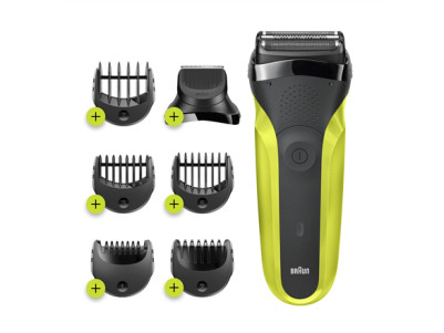 Braun | Shaver | Series 3 Shave&Style 300BT | Operating time (max) 30 min | NiMH | Black/Green