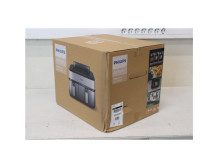 SALE OUT. Philips Dual Basket Airfryer | NA555/00 5000 series | Power 2750 W | Capacity 9 L | RapidAir Plus | Silver | DAMAGED P