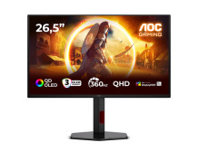 AOC Q27G4SDR | 27 " | QD-OLED | QHD | 16:9 | 360 Hz | 0.03 ms | 2560 x 1440 pixels | 1000 cd/m | HDMI ports quantity 2 | Black