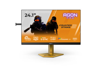 AOC CS24A | 24 " | TN | FHD | 16:9 | 610 Hz | 0.5 ms | 1920 x 1080 pixels | 500 cd/m | HDMI ports quantity 2 | Black/Orange