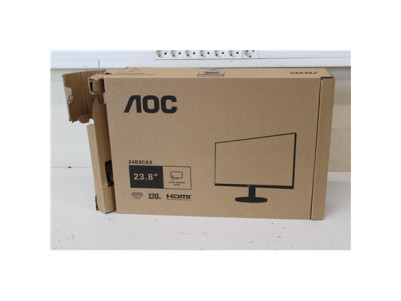 AOC SALE OUT. | 24B3CA2 | 23.8 " | IPS | FHD | 100 Hz | 1 ms | 1920 x 1080 pixels | 250 cd/m | HDMI ports quantity 1 | Black | W