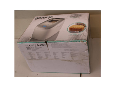 SALE OUT. Gorenje | Bread maker | BM1600WG | Power 850 W | Number of programs 16 | Display LCD | White/Silver | DAMAGED PACKAGIN