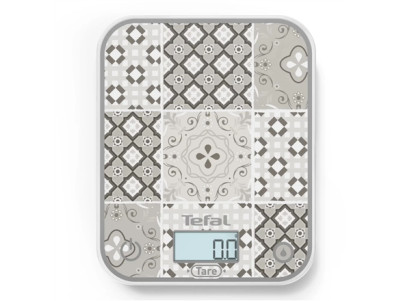 TEFAL Electronic Kitchen Scale | Optiss BC50D6V0 | Graduation 0.5/1 g | Display type LCD | Mozaic Decor