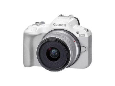 Canon | EOS R50 WH + RF-S 18-45mm F4.5-6.3 IS STM (SIP) | Megapixel 24.2 MP | Image stabilizer | ISO sensitivity (max) 32000 | D