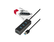AXAGON HUE-S2BL USB3.0 CHARGING hub