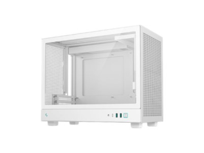 Deepcool Case | CH160 PLUS WH | White | Micro ATX | Power supply included No