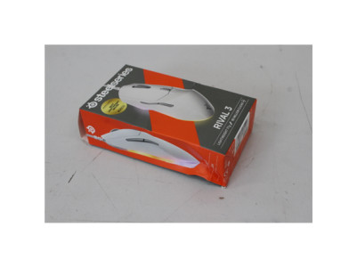 SALE OUT. Steelseries Rival 3 Gen 2 Gaming Mouse, White | SALE OUT. SteelSeries Gaming Mouse | Rival 3 Gen 2 | Wired | White | D