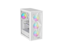 Genesis Gaming PC Case | Diaxid 605 ARGB | White | Midi Tower | Power supply included No