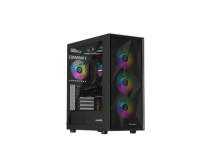 Genesis Gaming PC Case | Diaxid 605 ARGB | Black | Midi Tower | Power supply included No
