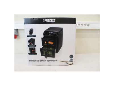 SALE OUT. Princess Double Stack Airfryer | 182490 | Power 3000 W | Capacity 11.2 L | Black | DAMAGED PACKAGING