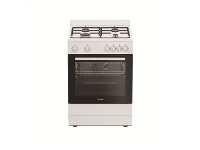 INDESIT Cooker | I6G5KCW | Hob type Gas | Oven type Electric | White | Width 60 cm | Grilling | Depth 60 cm | 72 L
