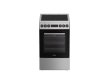 INDESIT Cooker | IS5V8CSX/P | Hob type Ceramic | Oven type Electric | Stainless Steel | Width 50 cm | Grilling | Depth 60 cm | 5
