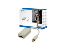 Logilink | Adapter Mini DisplayPort to HDMI with Audio: | Grey | Mini DisplayPort | HDMI A | 0.1 m