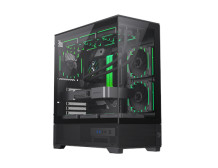 Gamemax Case | VISTA 2 AB | Black | Midi Tower | Power supply included No