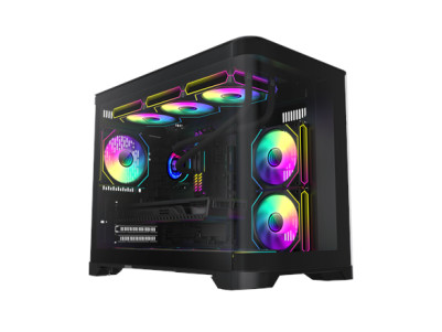 Gamemax Case | HYPE-M BK | Black | Micro | Power supply included No