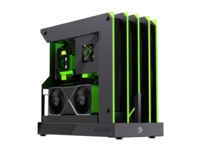 Gamemax Case | BLADE CONCEPT | Black | ATX | Power supply included No