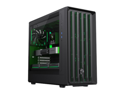 Gamemax Case | CLAW 460 BK | Black | Mid-Tower | Power supply included No