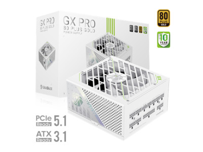 Gamemax Power Supply, 80 PLUS, Gold | GX PRO 1050G WH | 1050 W
