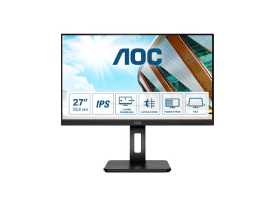 AOC | LED Monitor | 27P2Q | 27 " | IPS | FHD | 16:9 | 75 Hz | 4 ms | 1920 x 1080 | 250 cd/m | Headphone out (3.5mm) | HDMI ports