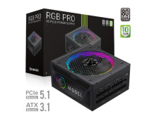 Gamemax Power Supply, 80 PLUS, Platinum | RGB PRO 1300P | 1300 W
