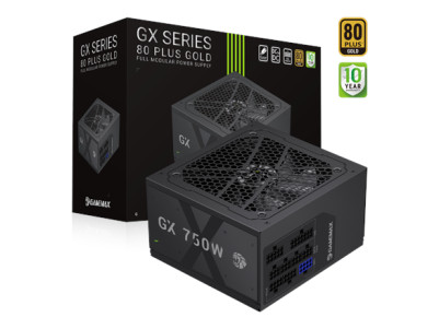 Gamemax Power Supply, 80 PLUS, Gold | GX 750GF | 750 W