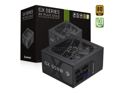 Gamemax Power Supply, 80 PLUS, Gold | GX 650GF | 650 W