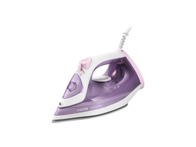 Philips | DST3010/30 3000 Series | Steam Iron | 2000 W | Water tank capacity 300 ml | Continuous steam 30 g/min | Purple/White