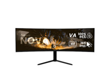 Arozzi Nova | 49 " | VA | 32:9 | 165 Hz | 4 ms | 5120 x 1440 pixels | 350 cd/m | HDMI ports quantity 2 | Black