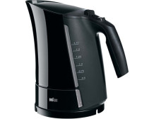 Braun | Kettle | WK 300 | Standard | 2200 W | 1.7 L | Plastic | 360 rotational base | Black