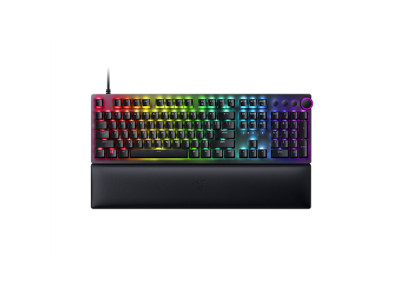 Razer | Huntsman V2 Optical Gaming Keyboard | Gaming keyboard | Wired | RGB LED light | NORD | Clicky Purple Switch | Black