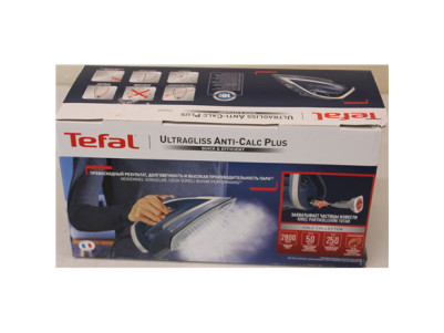 SALE OUT. TEFAL FV6830E0 Steam Iron, Water Tank 0.27 L, Countinuous Steam 50 g/min, Silver/Blue TEFAL Steam Iron FV6830E0 Steam 