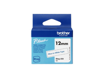 Brother BTAG-233 | Blue on White | Btag