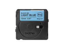 Brother BTAG-L31 | Black on Light Blue | Btag