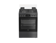 Whirlpool Cooker | W6G8LSSAWTA | Hob type Gas | Oven type Electric | Anthracite | Width 60 cm | Depth 60 cm | 72 L