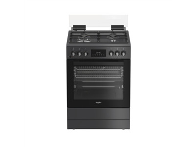 Whirlpool Cooker | W6G8LSSAWTA | Hob type Gas | Oven type Electric | Anthracite | Width 60 cm | Depth 60 cm | 72 L