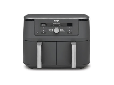 Dual Zone Airfryer | DZ400EU | NINJA Power 2470 W | Capacity 9.5 L | Gunmetal Grey