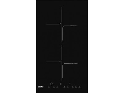 Hob | 3020 XEISP | Simfer Number of burners/cooking zones 2 | Induction | Touch control | Timer | Black