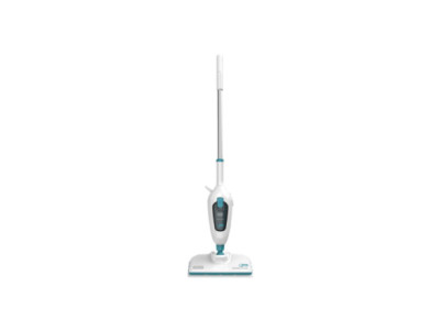 BLACK & DECKER Steam mop | FSM13E1-QS | Power 1300 W | Water tank capacity 0.38 L | White